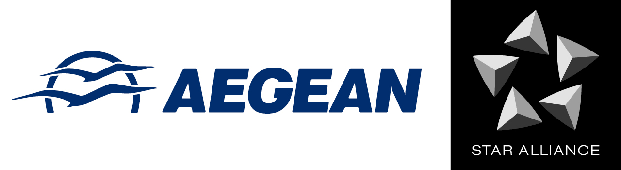 Aegean Airlines logo.