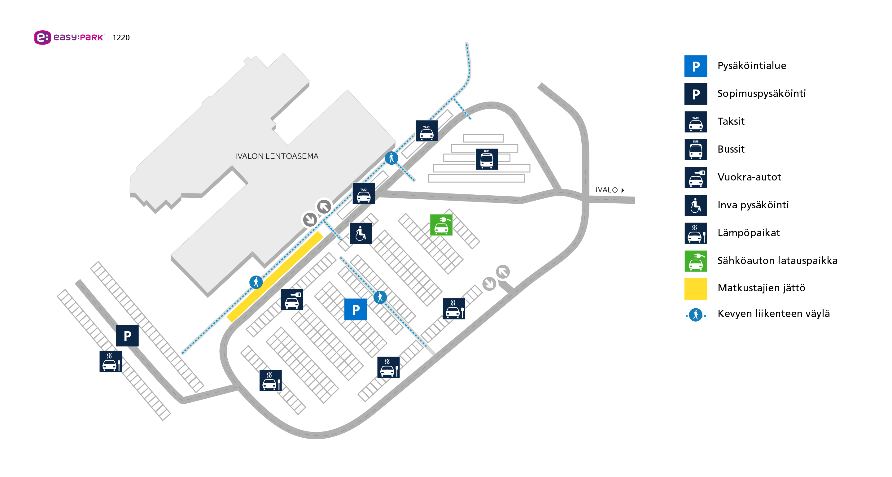 Ivalon pysäköinti | Finavia