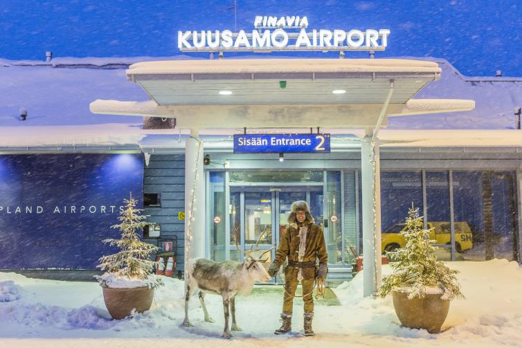 Entrance to Kuusamo airport