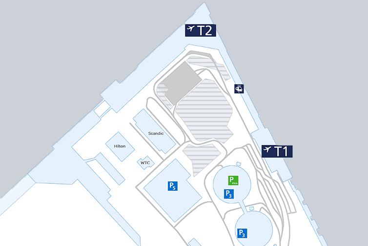 西雅图机场中文平面图图片