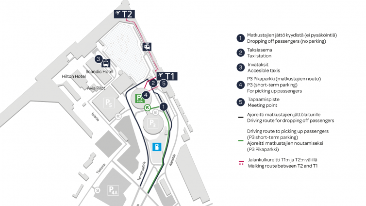 Helsinki Airport's traffic arrangements changed on 2 March 2021 | Finavia