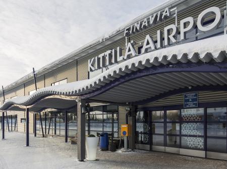 The front of Kittilä airport.