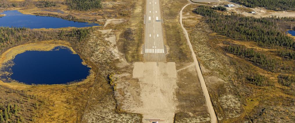 Air picture of Enontekiö Airport