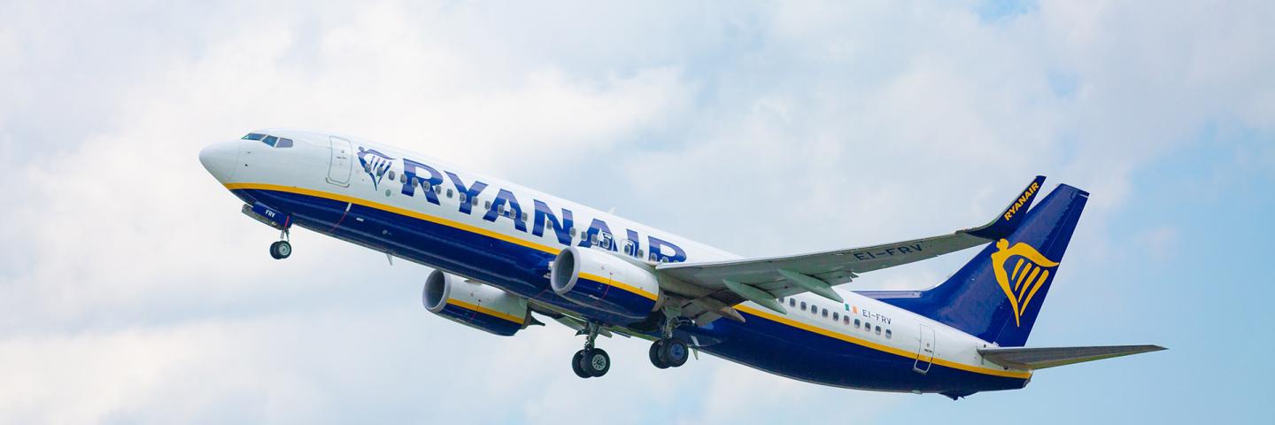Ryanairin lentokone ilmassa