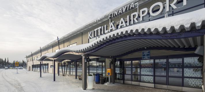 The front of Kittilä airport.